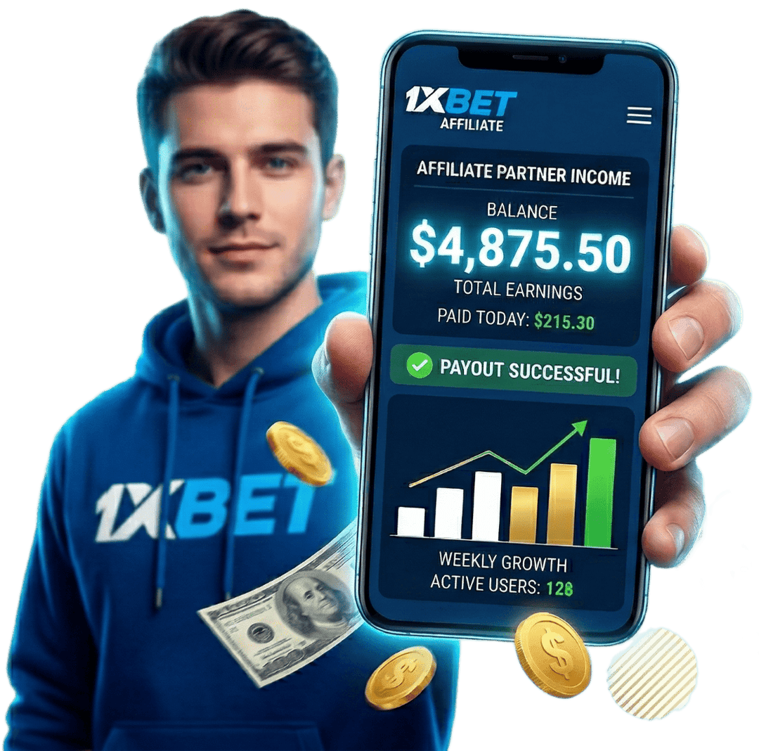 1xBet Affiliate Dashboard and Mobile App